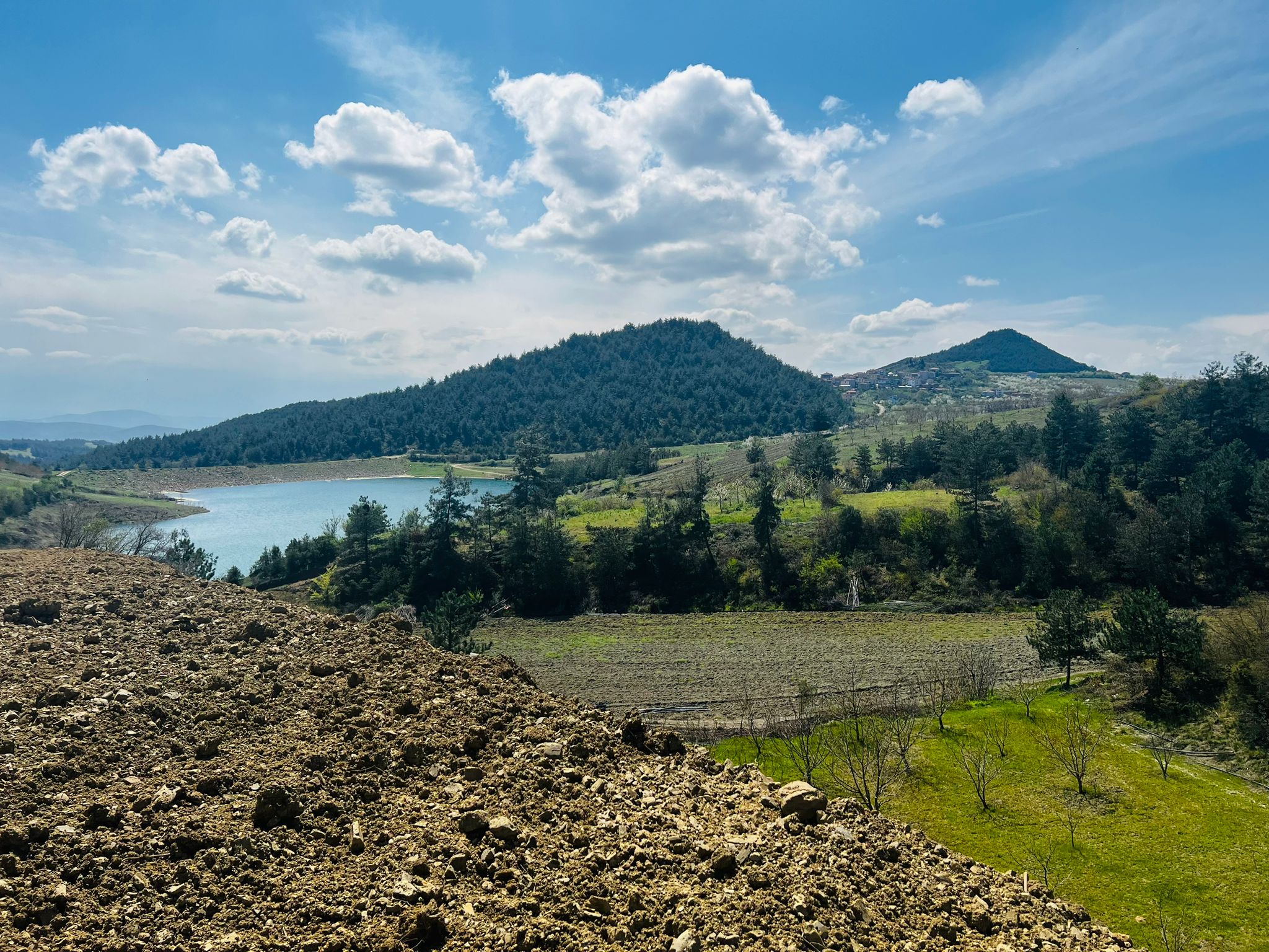 Geyve Sekiharman’da Göl Kenarı, 12 Dönüm Kullanımlı Tarla – Yatırıma Uygun!