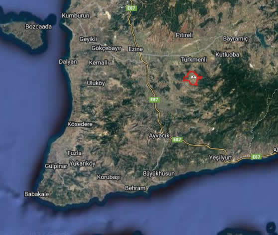 ÇANAKKALE BAYRAMİÇ'TE SATILIK TARLA