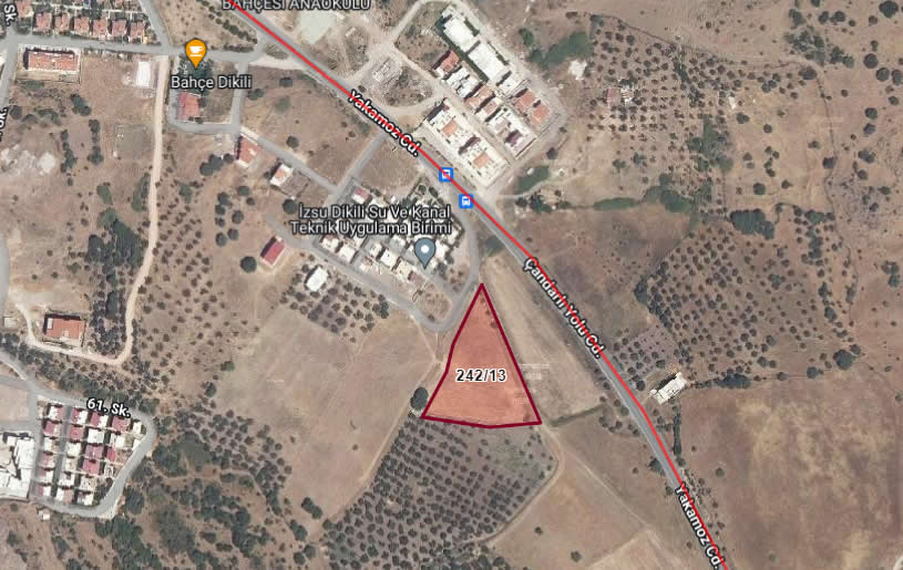 DİKİLİ TERMAL KÜLTÜR BÖLGESİNDE YATIRIMLIK ARSA